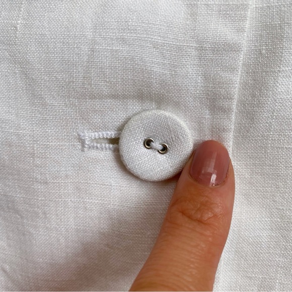 🐚 MONNARI WHITE LINEN ELEGANT BLAZER JACKET! - Picture 10 of 16